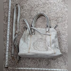 Elegant Gray Handbag